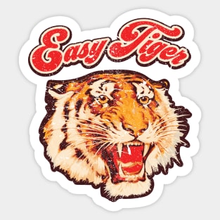 Easy Tiger Vintage Distressed Sticker